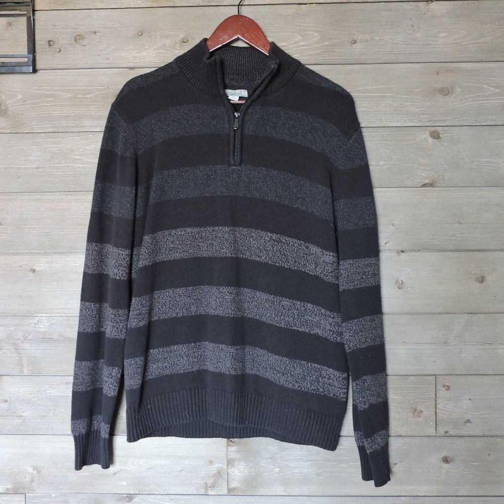 Men's Striped Method Sweater Large